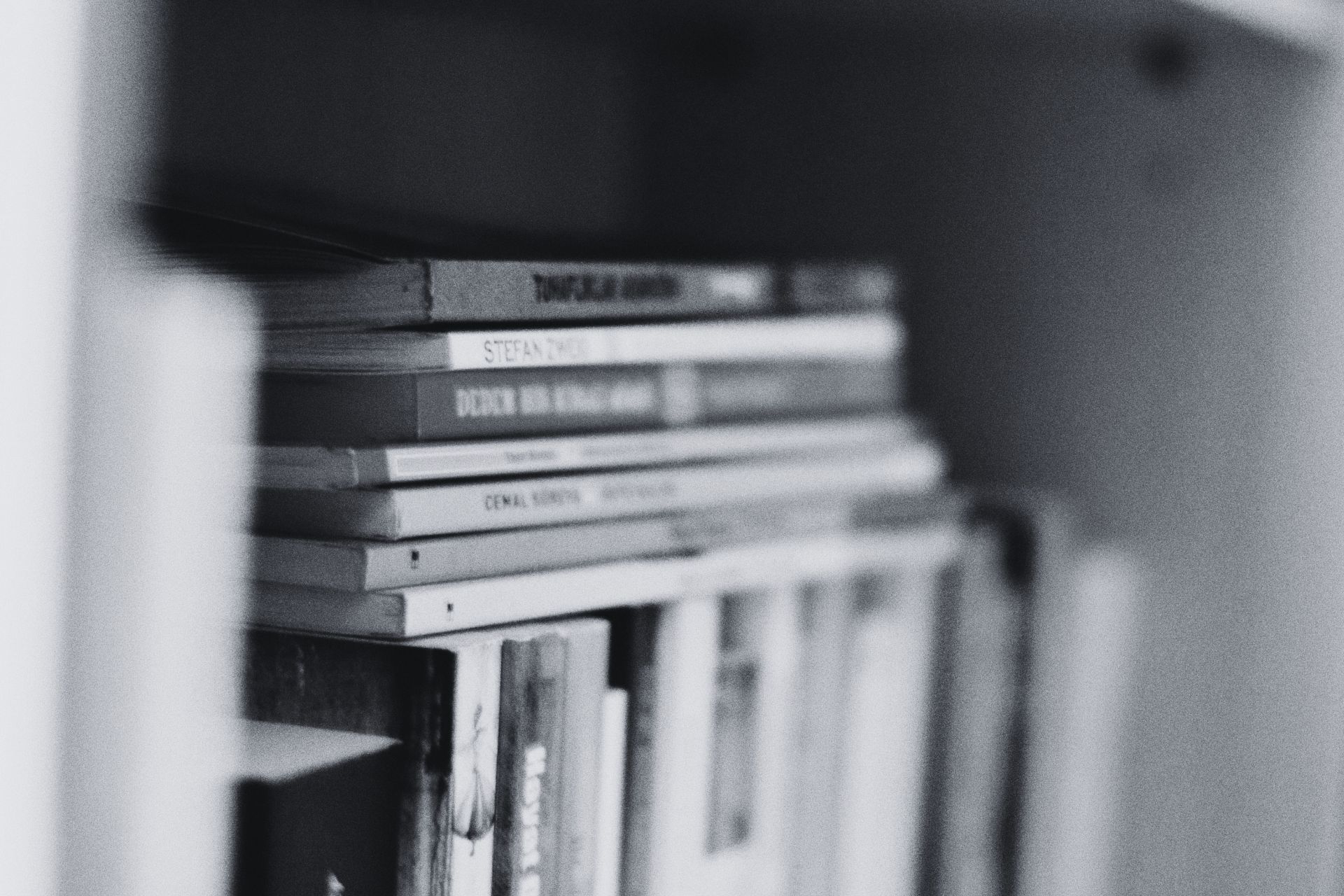 books about home education on a shelf